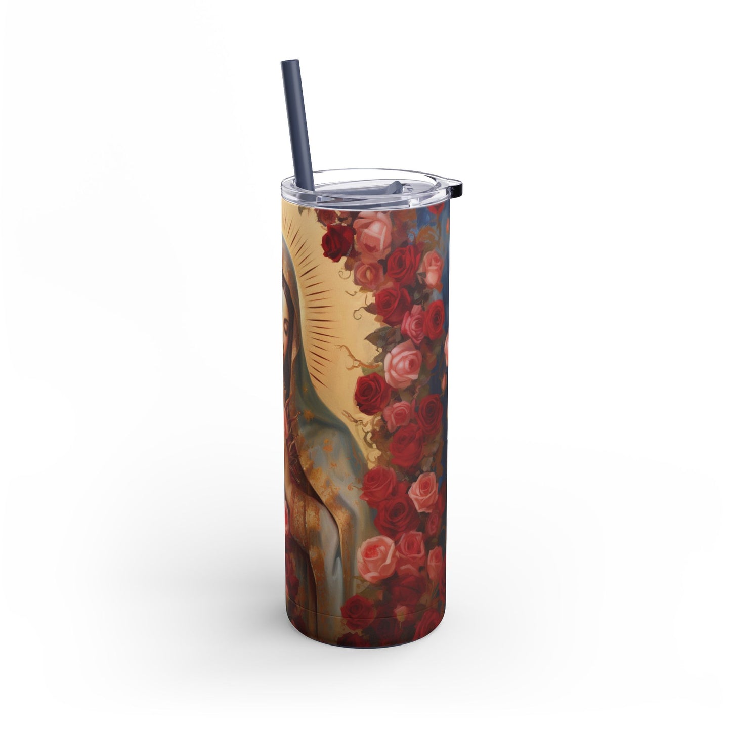 Skinny Tumbler - Virgen de Guadalupe Matte Design, 20oz - SMT20I