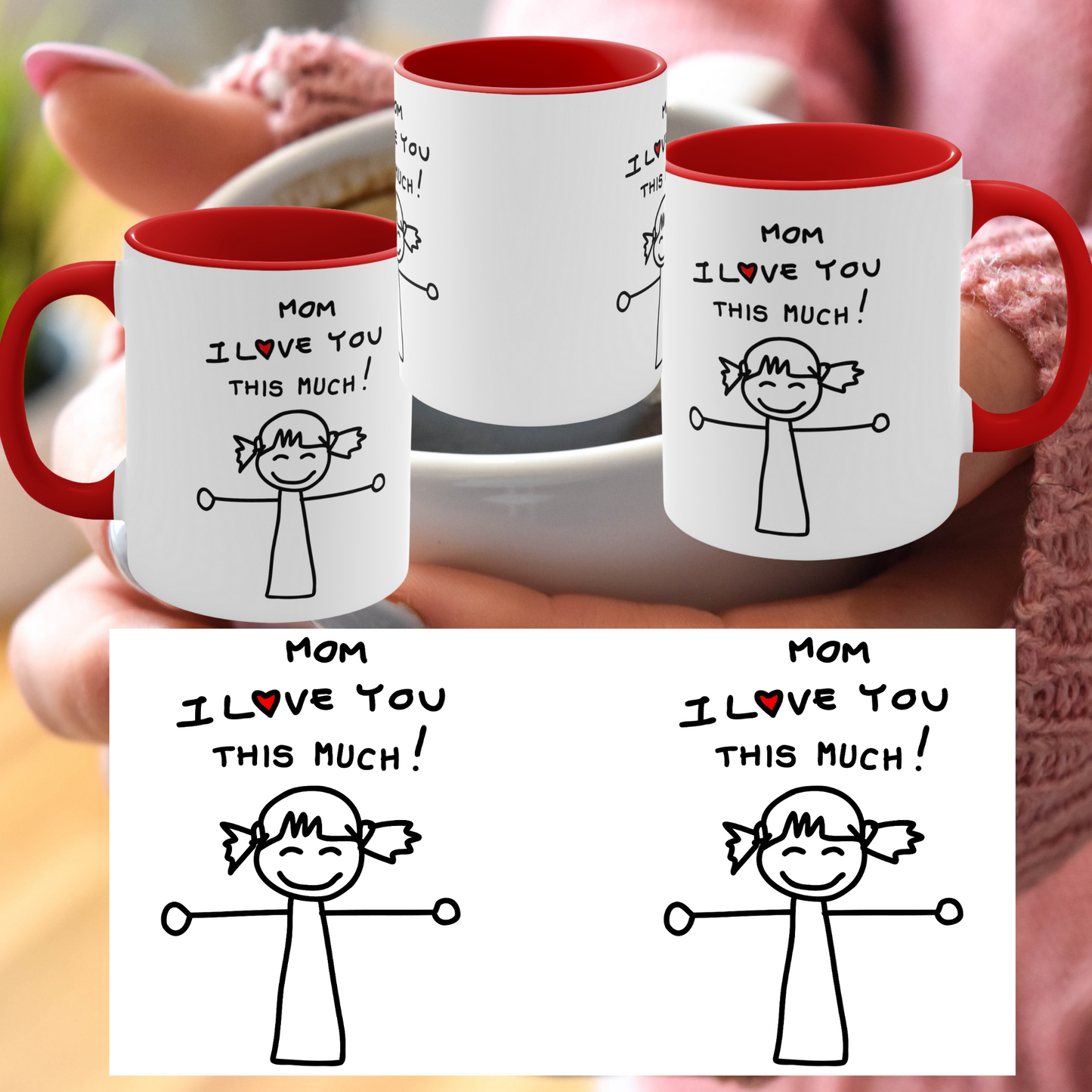 Forever Love Mug: I love you so much, Mom